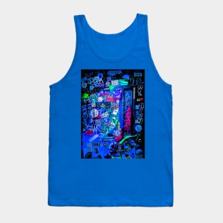 Street Tag Graffiti Stickers NYC Tank Top